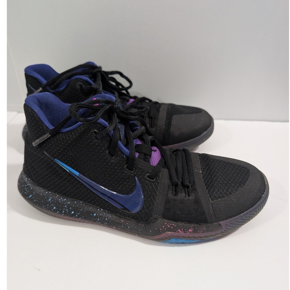 Nike Kyrie 3 Flip the Switch Black Blue Kids 7Y Basketball Shoes